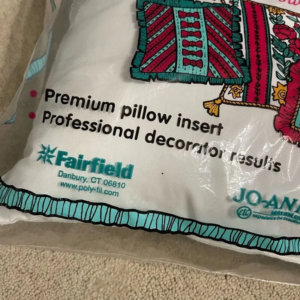 Jo-Ann Fabrics Premium Pillow Insert 12 x 16 Inch Insert